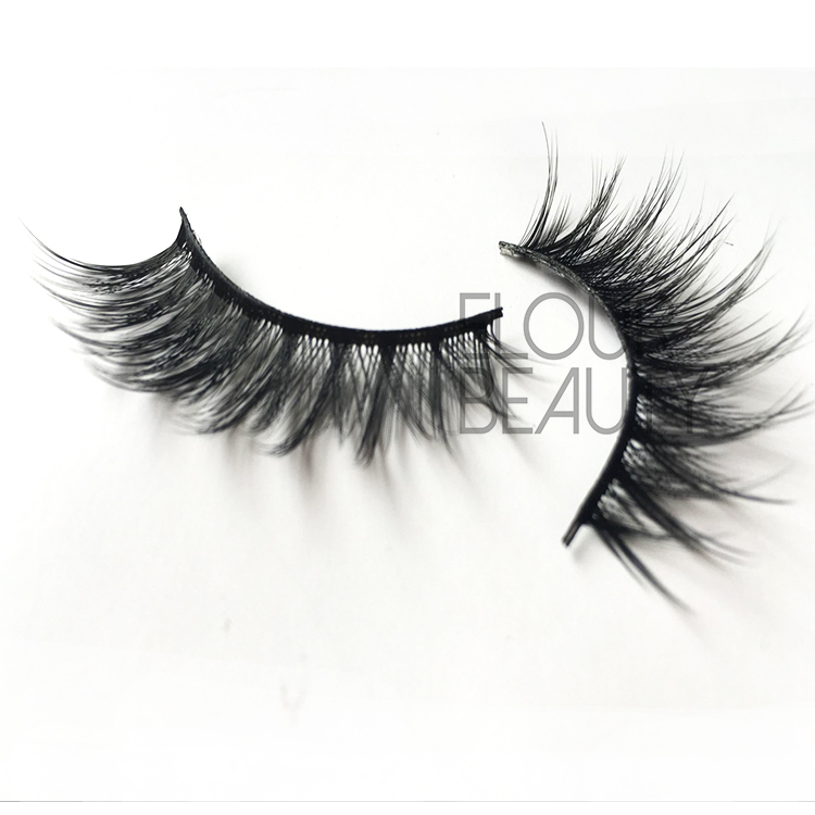 Luxury faux mink 3D lashes Australia EA22 Elour Lashes
